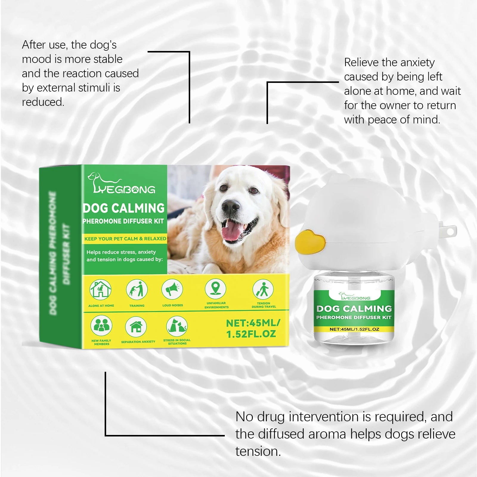 ZeliPet™ Smart Dog Emotion Diffuser & Anxiety Relief Set