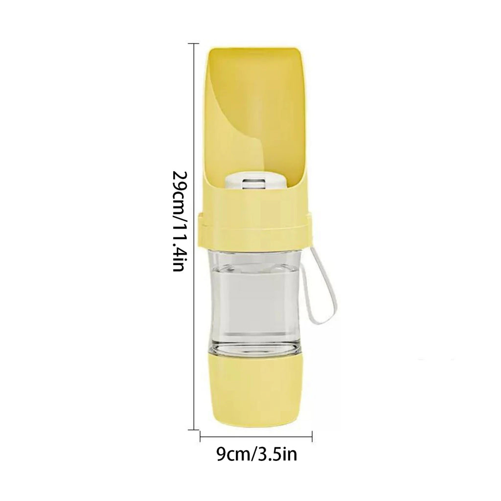 ZeliPet™ On-The-Go Travel Feed & Hydrate Bottle