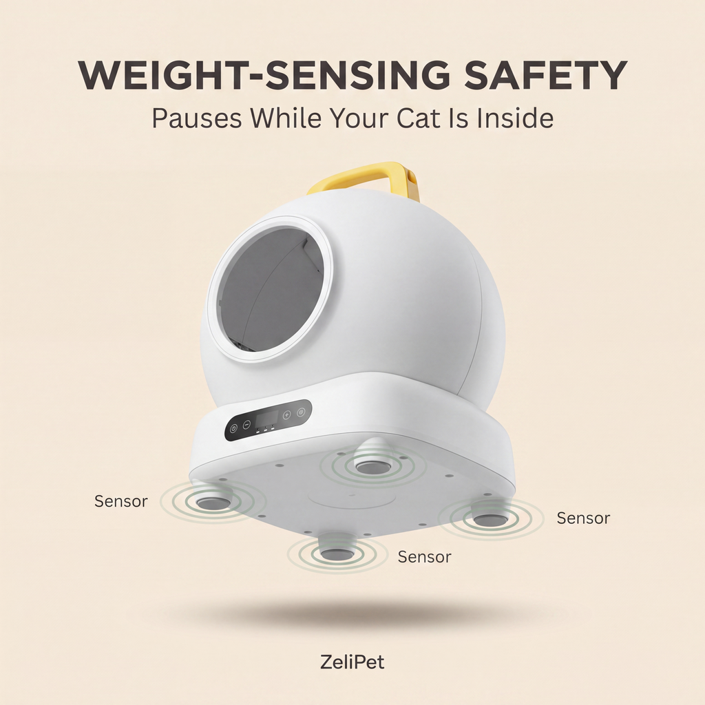 ZeliPet™ Smart 78L Automatic Self-Cleaning Cat Litter Box - Fully Enclosed APP Control for Multi-Cat Homes